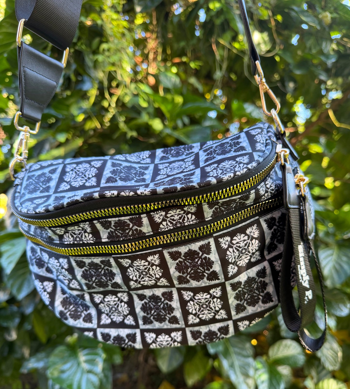 Belt Bag- Black Quilt