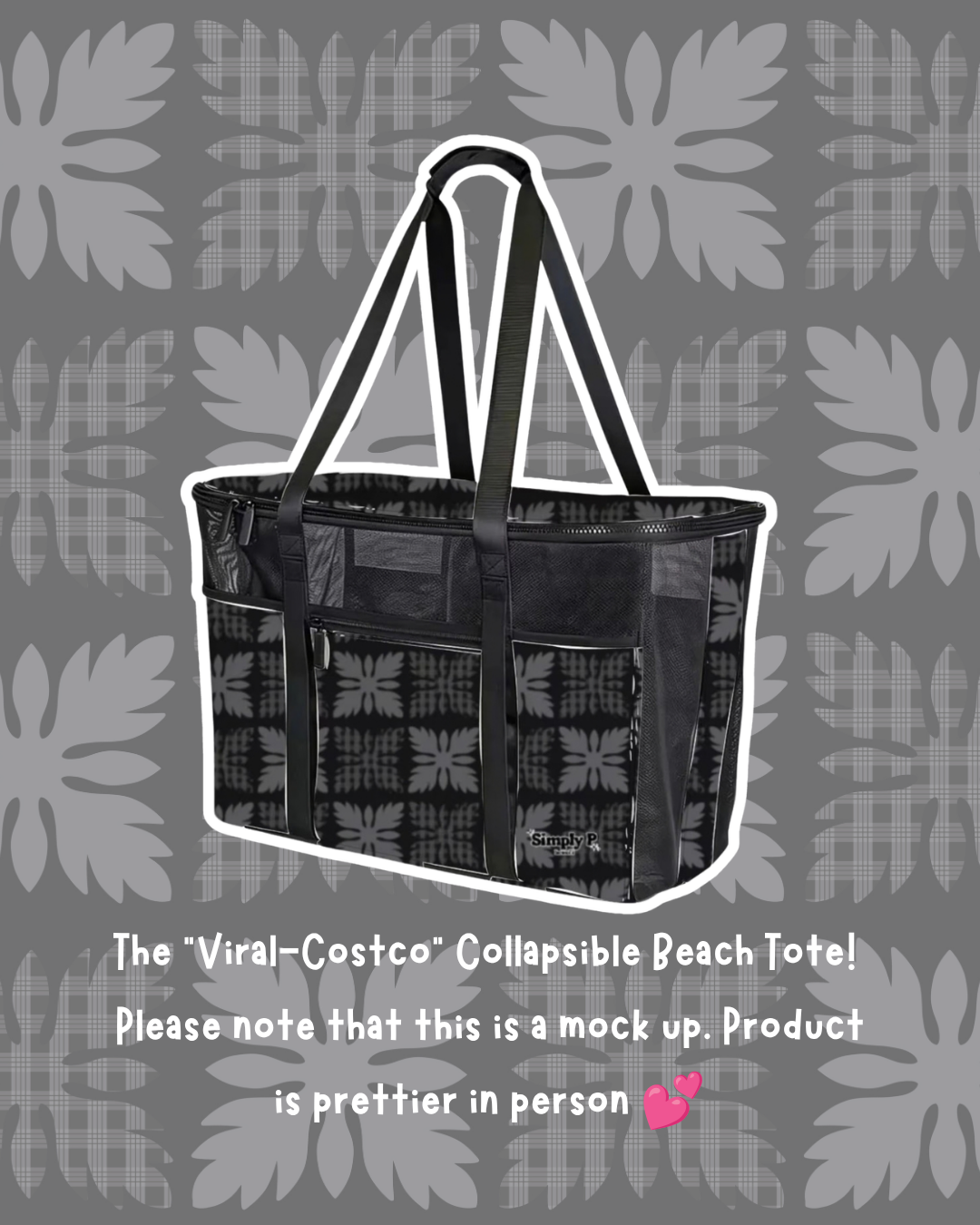 Collapsible Beach Tote