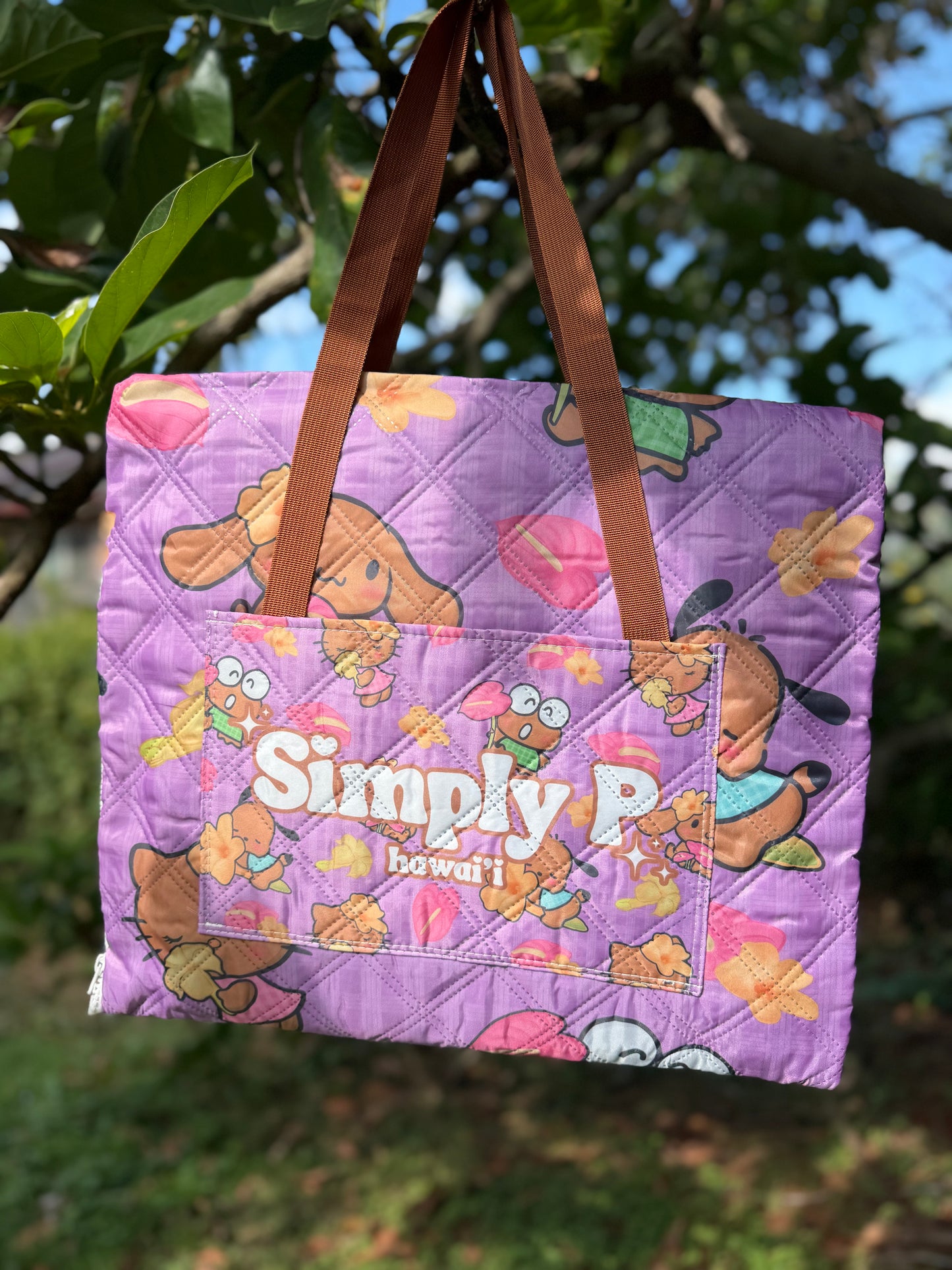 Beach/Park Mat- Hawaiian Sanrio