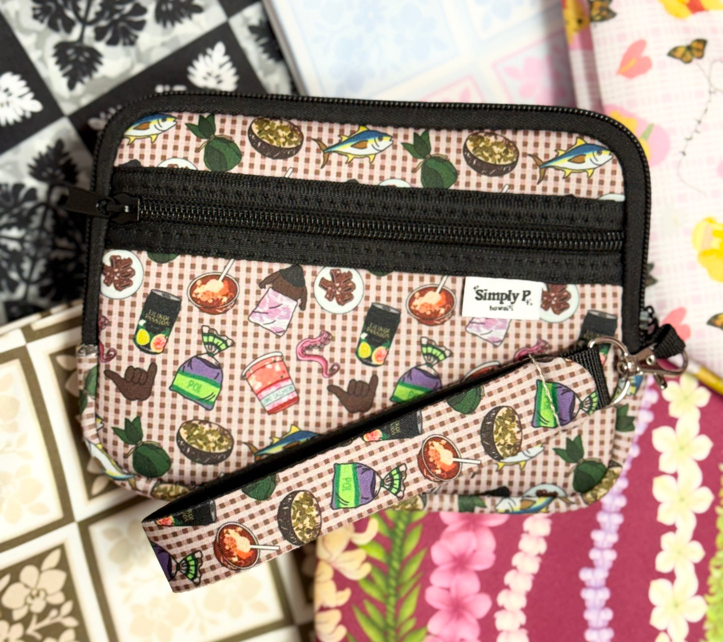 Phone pouch- Fish & Poi