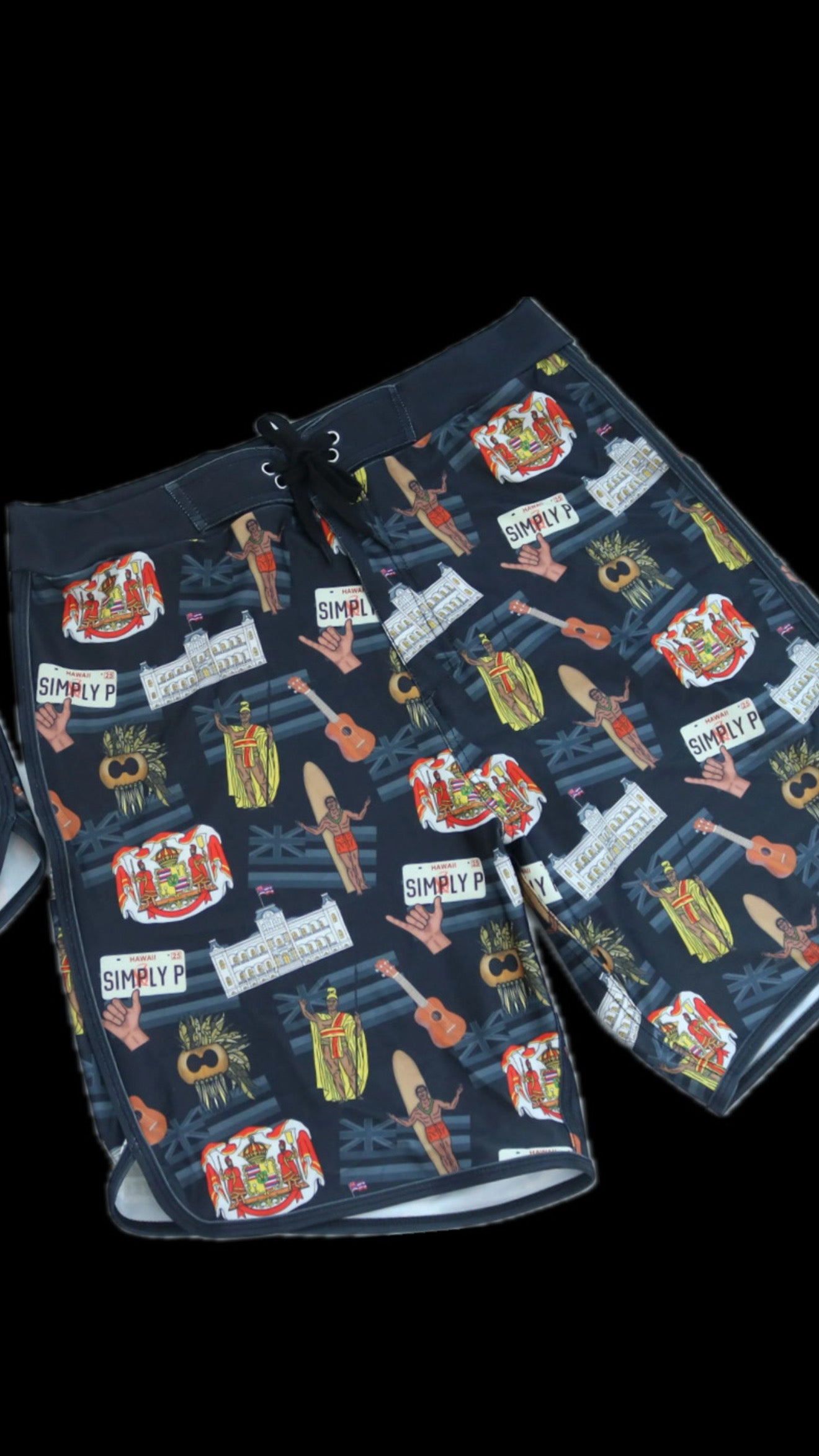 Adult swim shorts- Hawaiian Roots