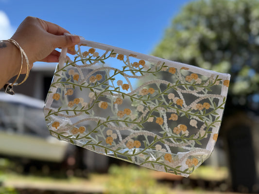 Stationery bag- Pikake Maile