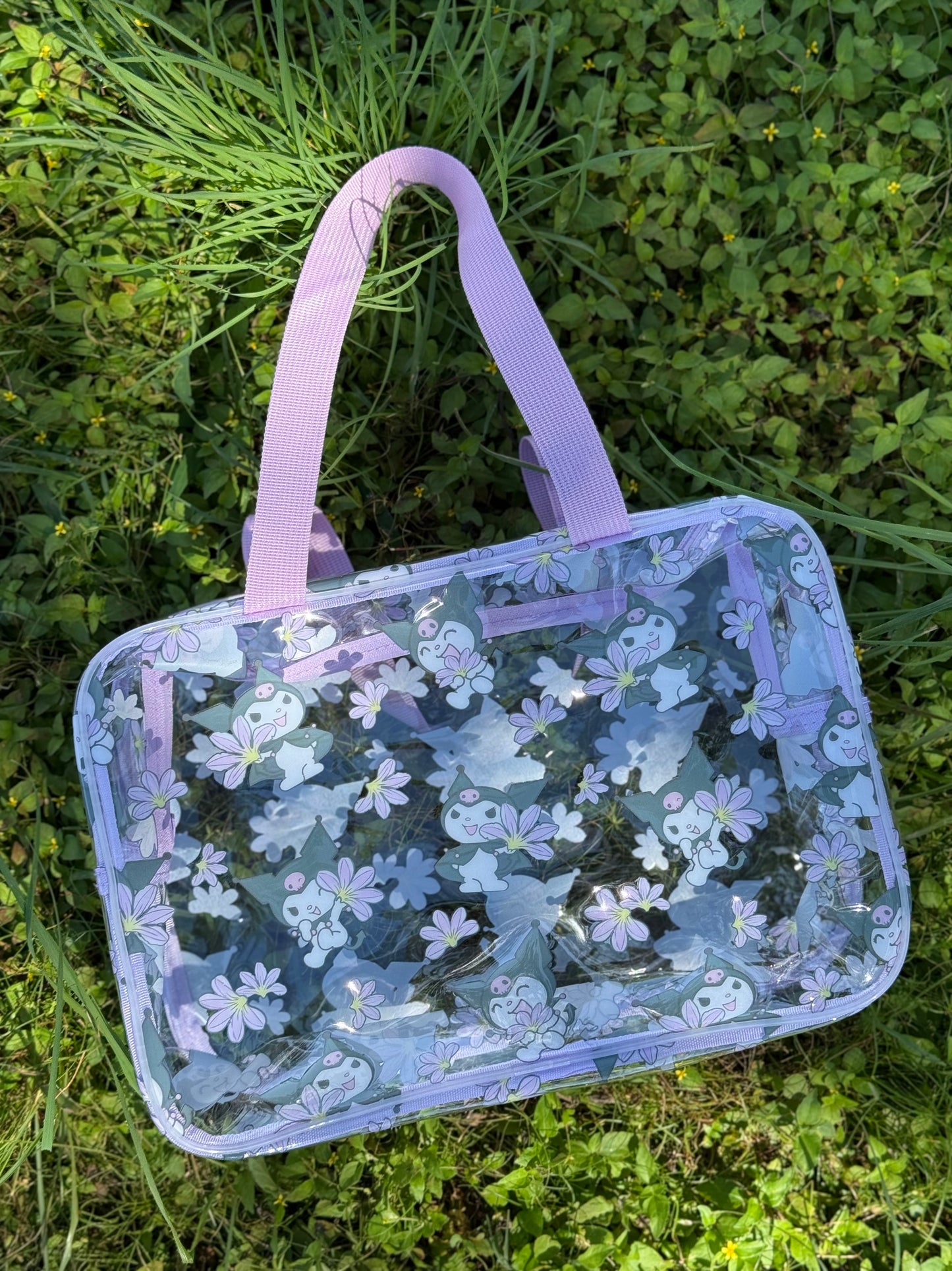 Clear bag- Kuromi x Naupaka