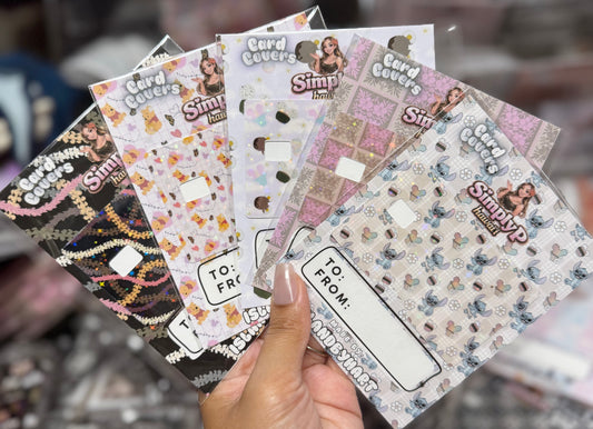 Card sleeves- 5 prints