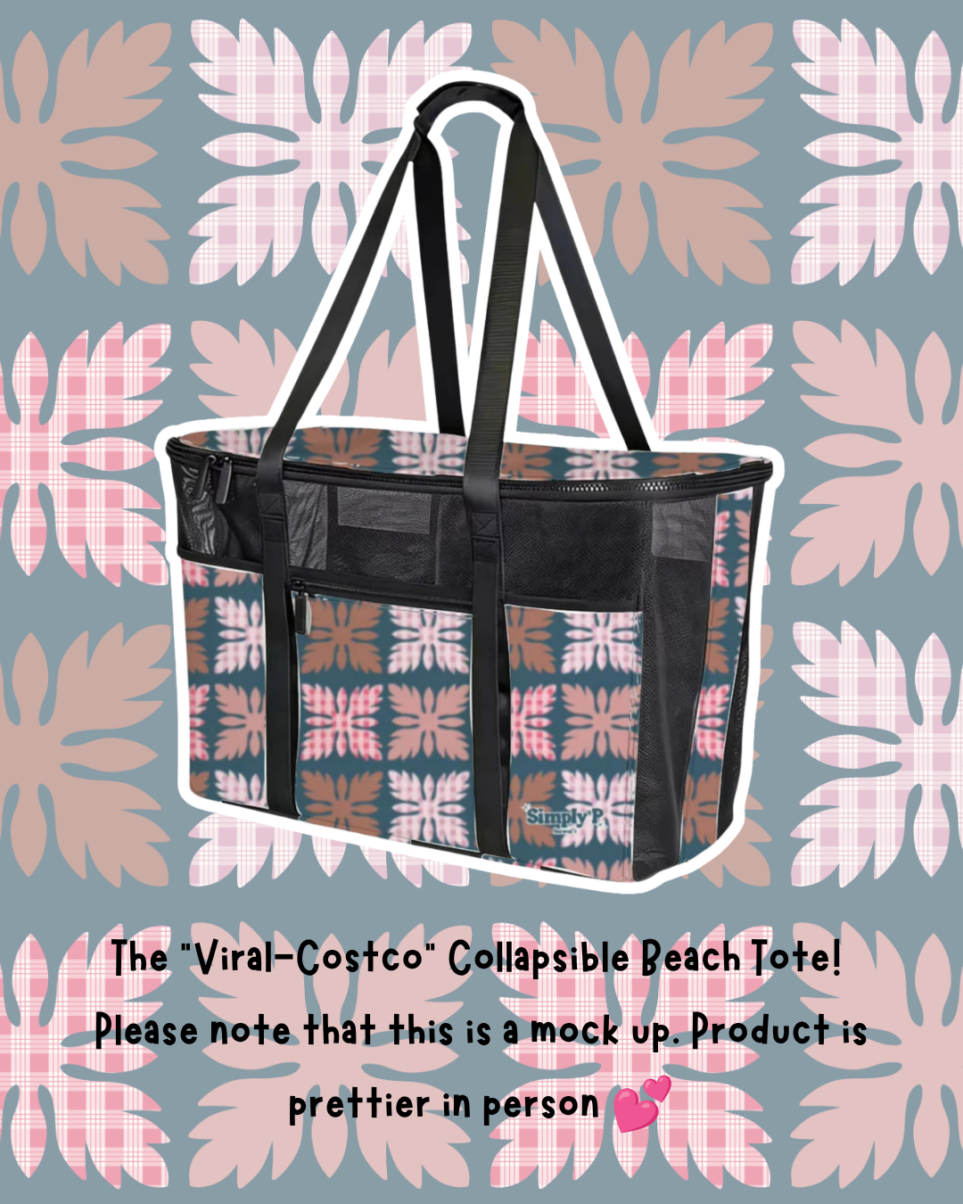 Collapsible Beach Tote