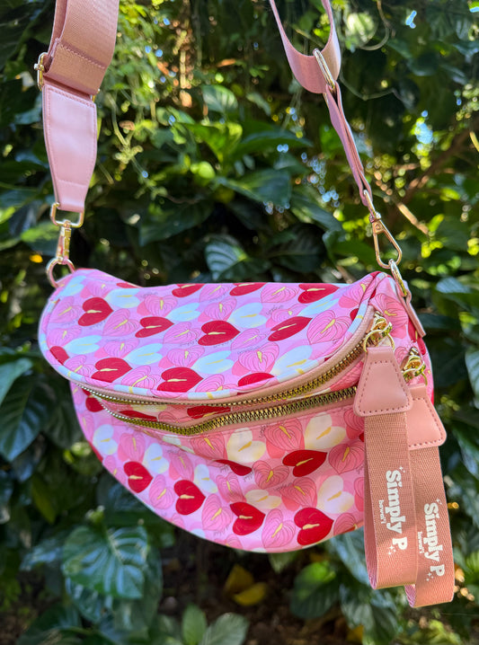 Belt Bag- Anthurium Bloom
