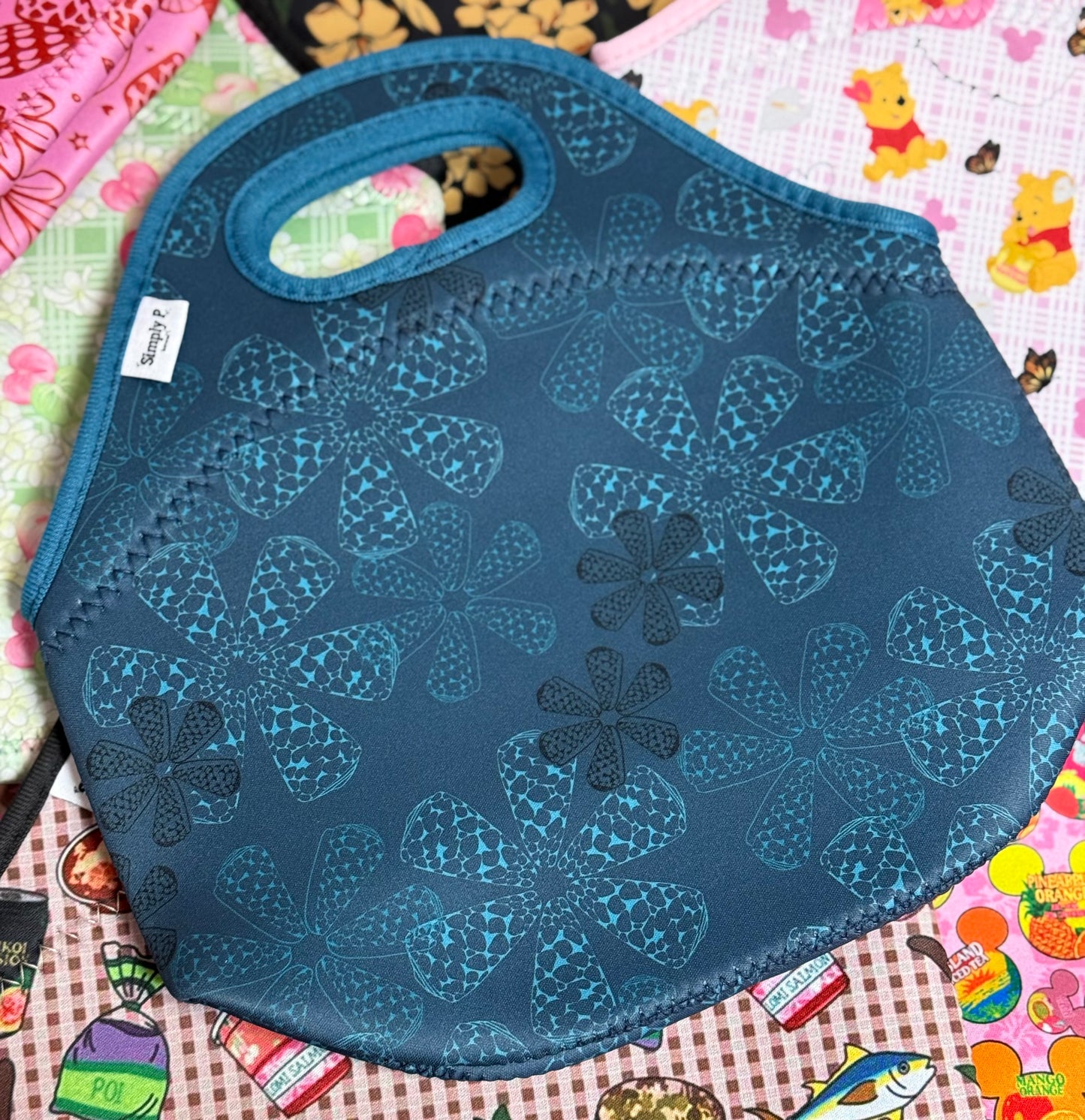 Cooler bag- Deep Blue Hebrew