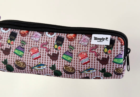 Pencil pouch- Fish & Poi