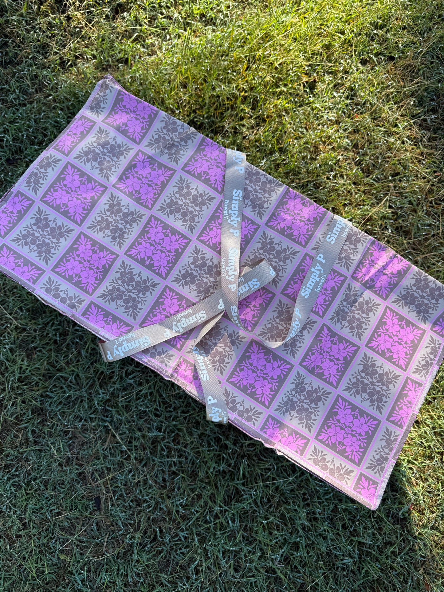 Zipper bulky bag- Pink Quilt