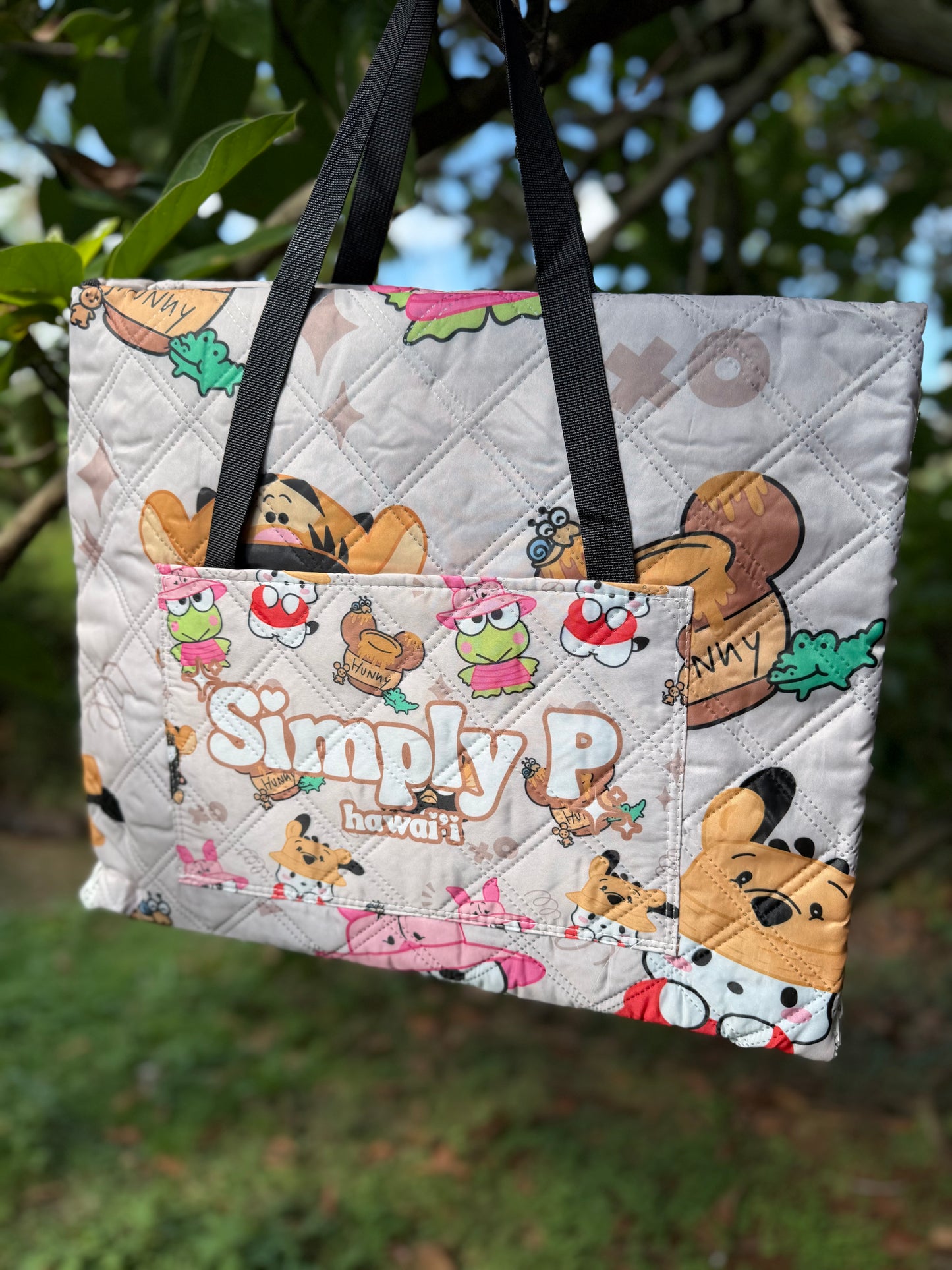 Beach/Park Mat- Sanrio x Pooh Mashup