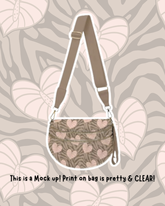 Bum Bag- Zebra Anthurium