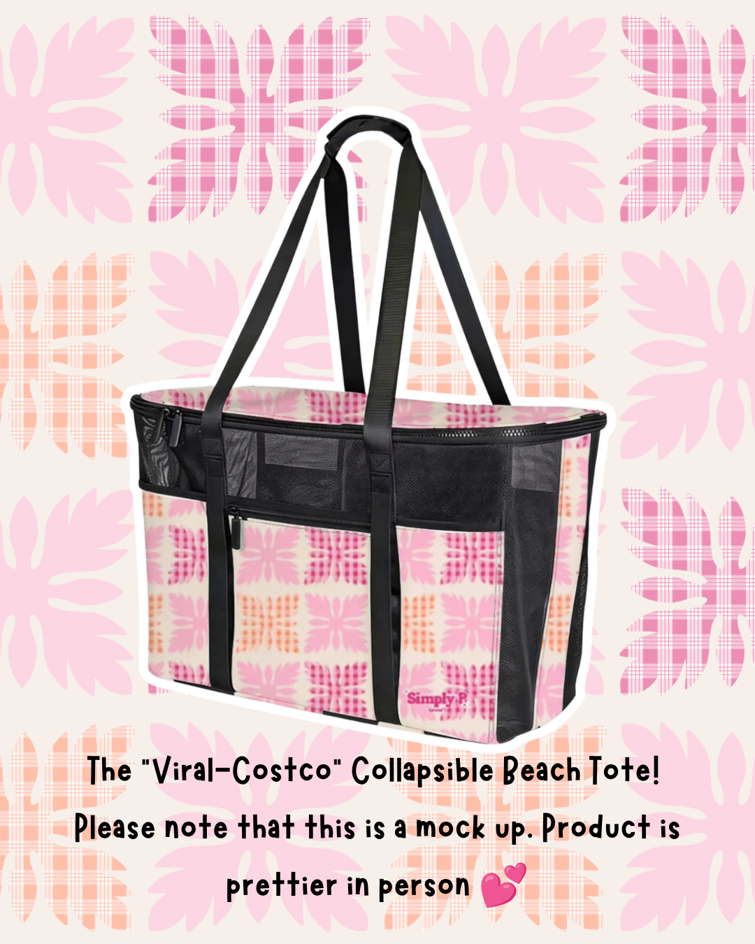 Collapsible Beach Tote